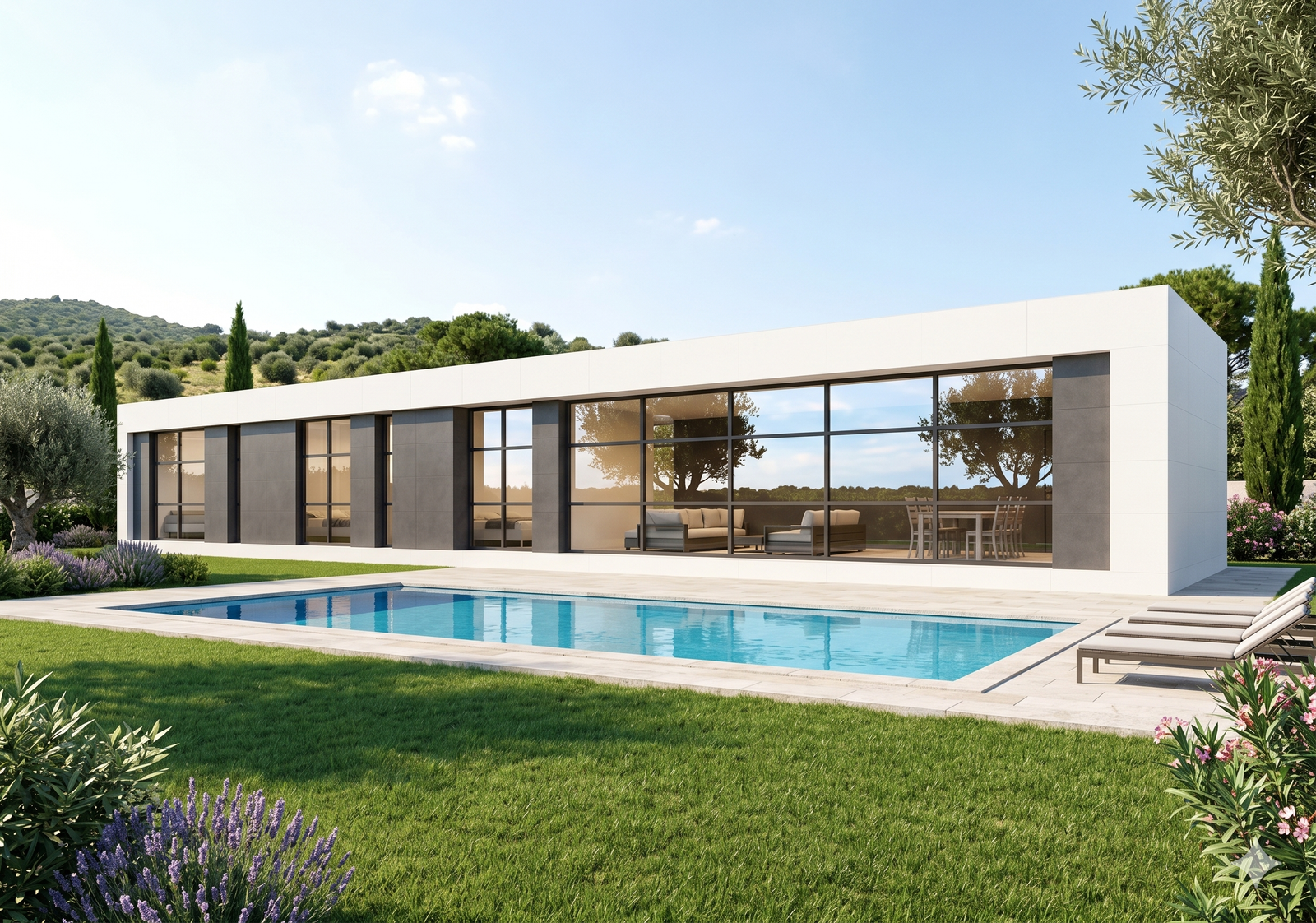 BASIC 100 de Oh Casas - 100 m2 - casa industrializada
