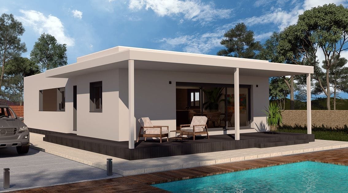 Deva de American Building System - 115 m2 - casa industrializada