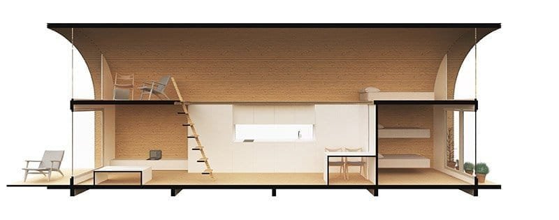 Mohma Premium de Woodville - 75 m2 - casa industrializada