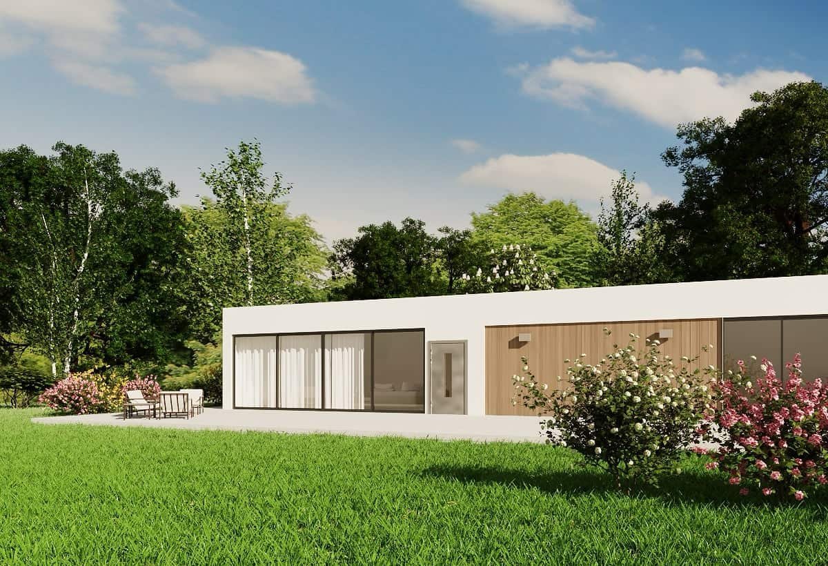 Serie 150 · L de Casas Flexibles - 155 m2 - casa industrializada