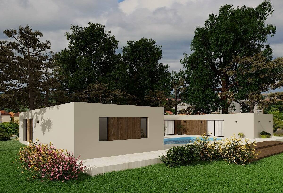 Serie 180 · U de Casas Flexibles - 180 m2 - casa industrializada