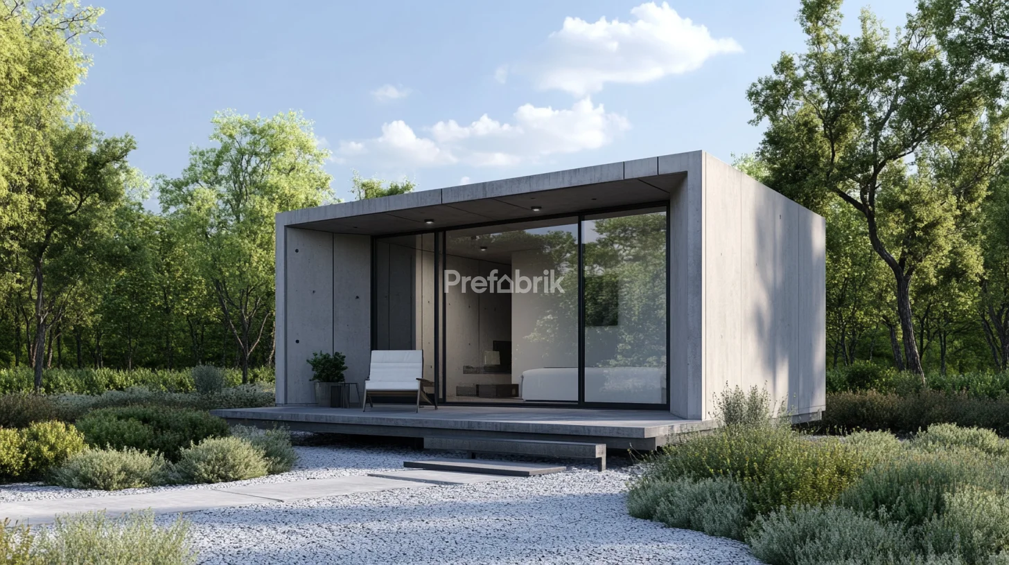 Granito de Prefabrik - 70 m2 - casa industrializada