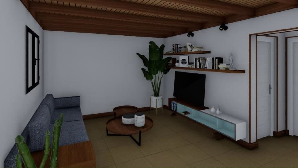 Casa de madera 56 de Nebreda Modula - 56 m2 - casa industrializada