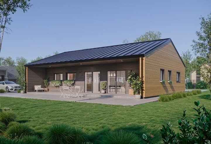 Solheim de Norges Hus - 157 m2 - casa industrializada