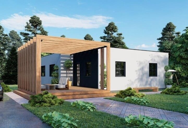 102 de Norges Hus - 102 m2 - casa industrializada