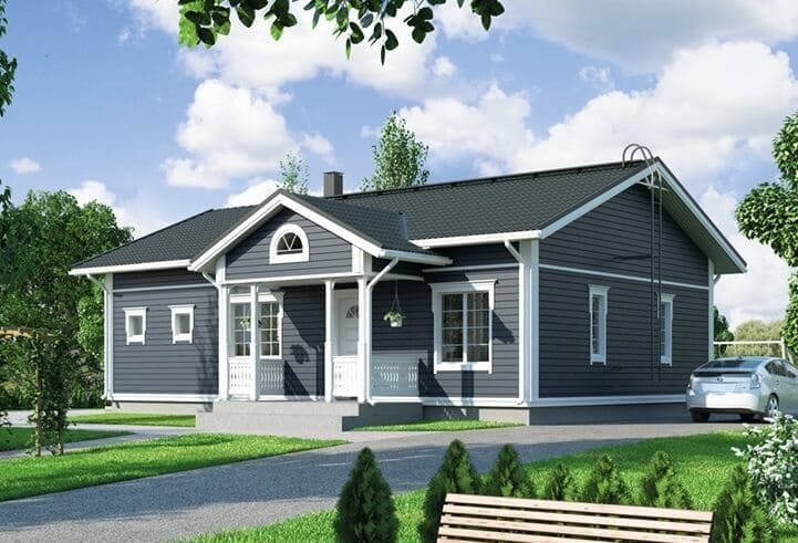 107 de Norges Hus - 107 m2 - casa industrializada