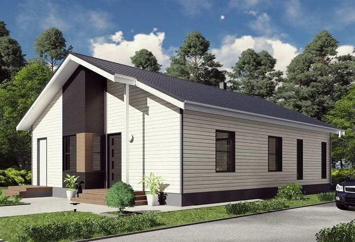 109 de Norges Hus - 109 m2 - casa industrializada