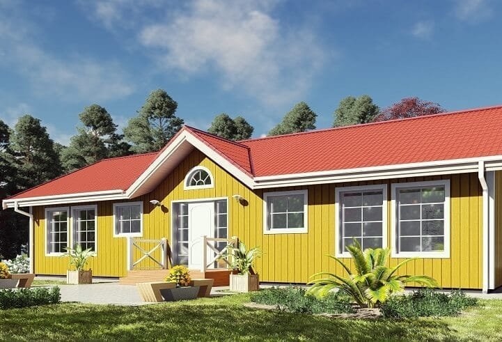 131 farmhouse de Norges Hus - 131 m2 - casa industrializada