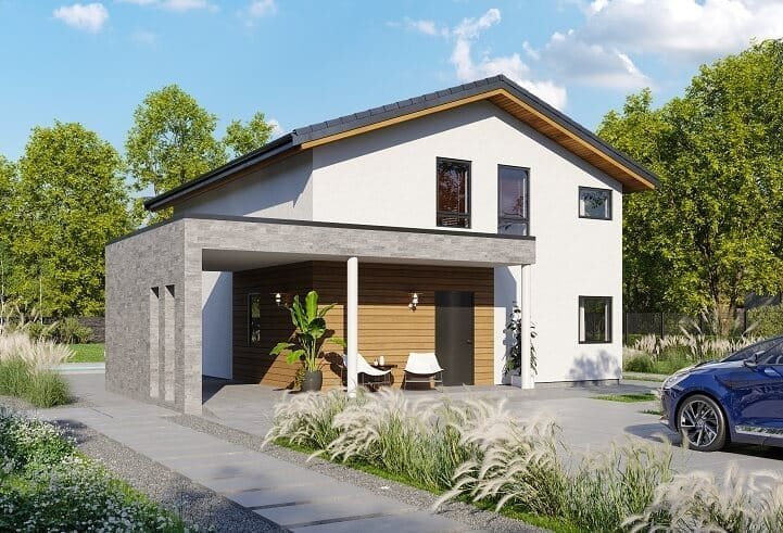 208 de Norges Hus - 208 m2 - casa industrializada