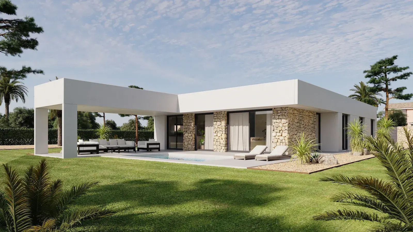Santorini de The Concrete Home - 150 m2 - casa industrializada