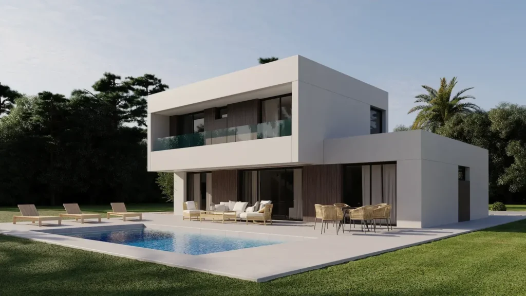 Lisboa de The Concrete Home - 150 m2 - casa industrializada