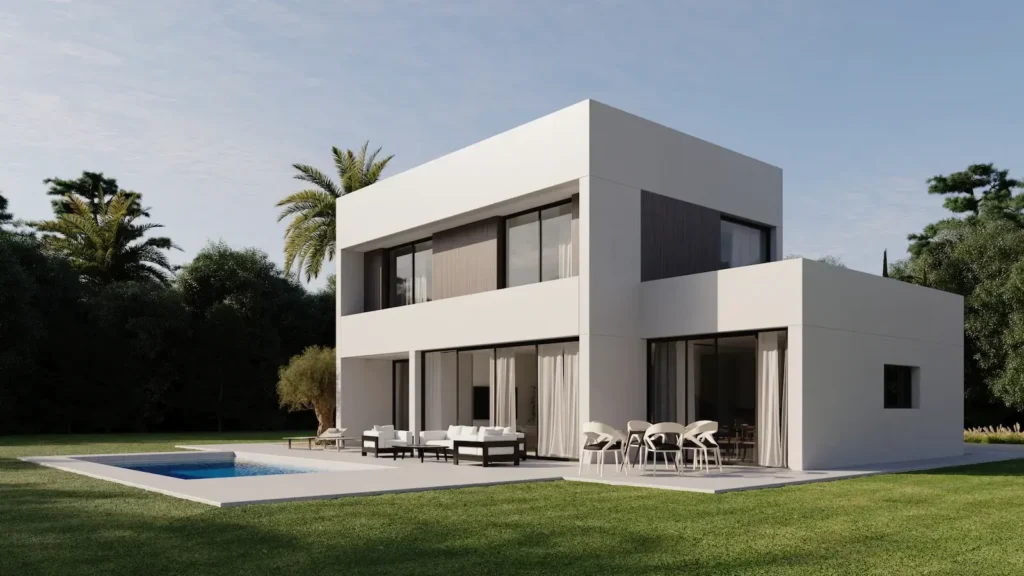 Milán de The Concrete Home - 180 m2 - casa industrializada