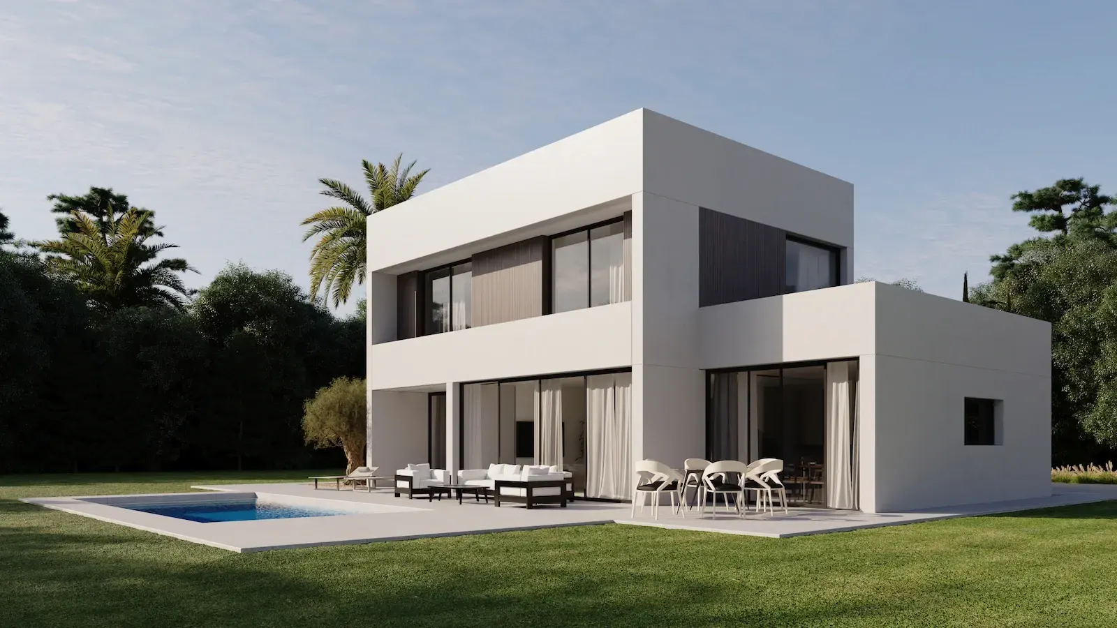 Milán de The Concrete Home - 180 m2 - casa industrializada
