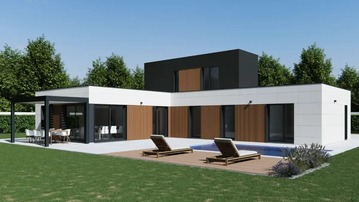 ZH 180 de Zero Housing - 180 m2 - casa industrializada