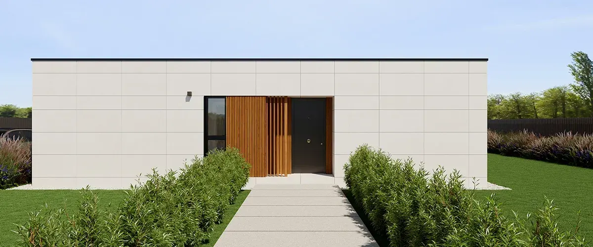 ZH 73 de Zero Housing - 73 m2 - casa industrializada